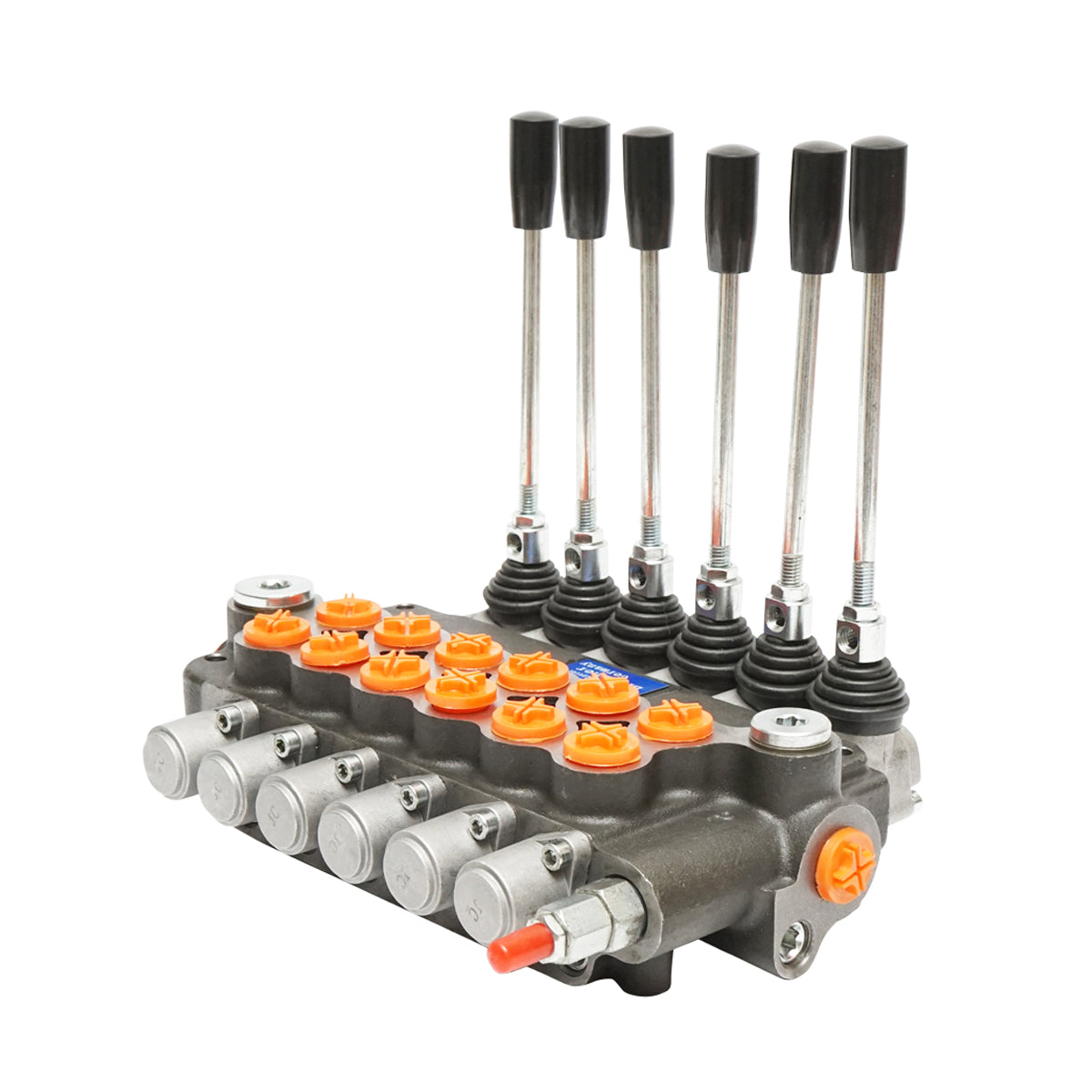 DISTRIBUTORE OLEODINAMICO a 6 leve incluso flusso 80L/min, 15 /+80 - immagine 2