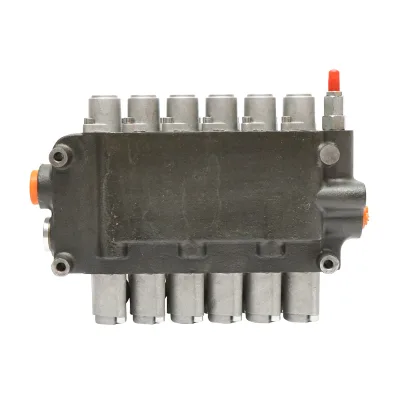 DISTRIBUTORE OLEODINAMICO a 6 leve incluso flusso 80L/min, 15 /+80 - immagine 12