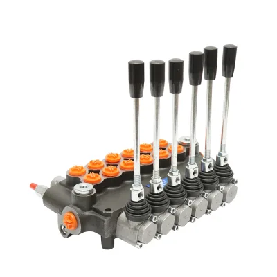 DISTRIBUTORE OLEODINAMICO a 6 leve incluso flusso 80L/min, 15 /+80 - immagine 5
