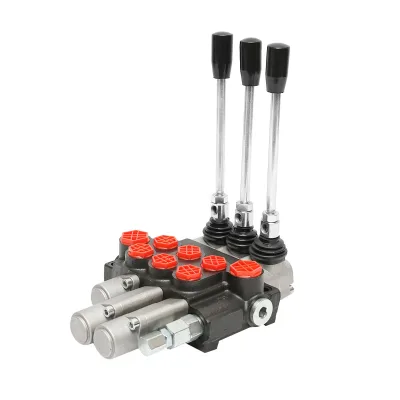 Distributore Oleodinamico con 3 leve, 2 flottanti, 40L/min. - immagine 2