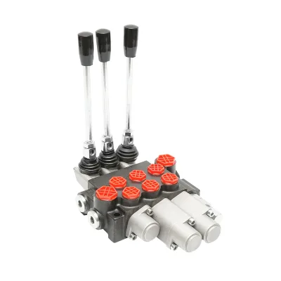 Distributore Oleodinamico con 3 leve, 2 flottanti, 40L/min. - immagine 7