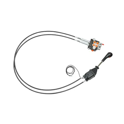 DISTRIBUTORE OLEODINAMICO con joystick, lunghezza cavo 2,5 m pressione 250 bar portata 40 l/min