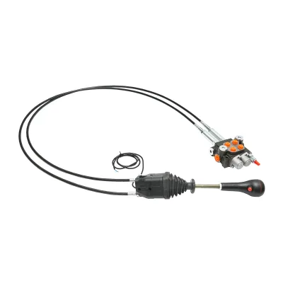 DISTRIBUTORE OLEODINAMICO con joystick, lunghezza cavo 2m, pressione 250 bar portata 40L/min - immagine 4