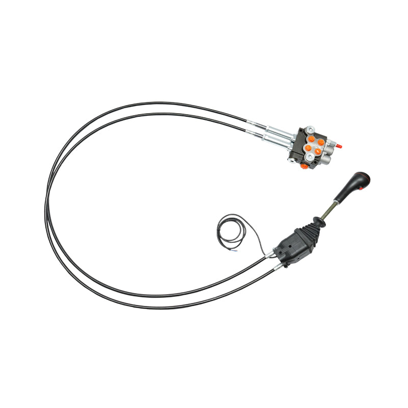 DISTRIBUTORE OLEODINAMICO con joystick, lunghezza cavo 2m, pressione 250 bar portata 40L/min - immagine 2