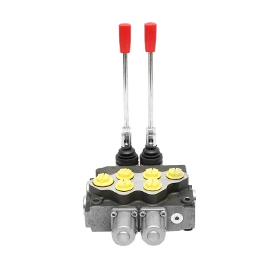 DISTRIBUTORE OLEODINAMICO con valvola di sicurezza 2 leve SD11 portata 80L/min -15 /+80 - immagine 5