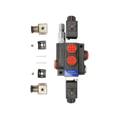 DISTRIBUTORE OLEODINAMICO ELETTRICO P40 1 via, 24V - immagine 7