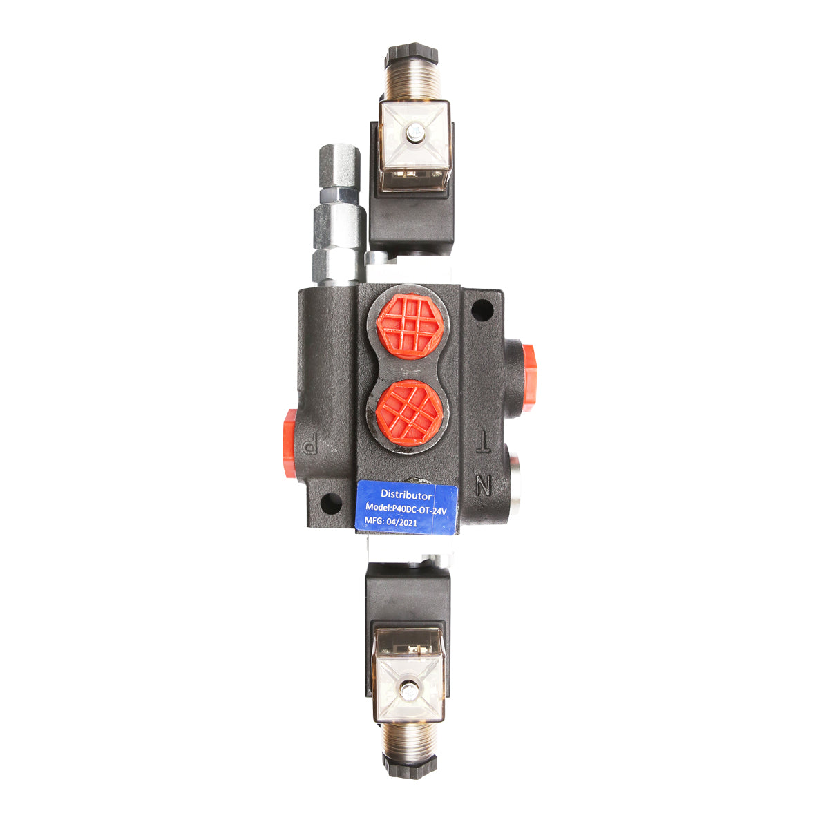 DISTRIBUTORE OLEODINAMICO ELETTRICO P40 1 via, 24V - immagine 2