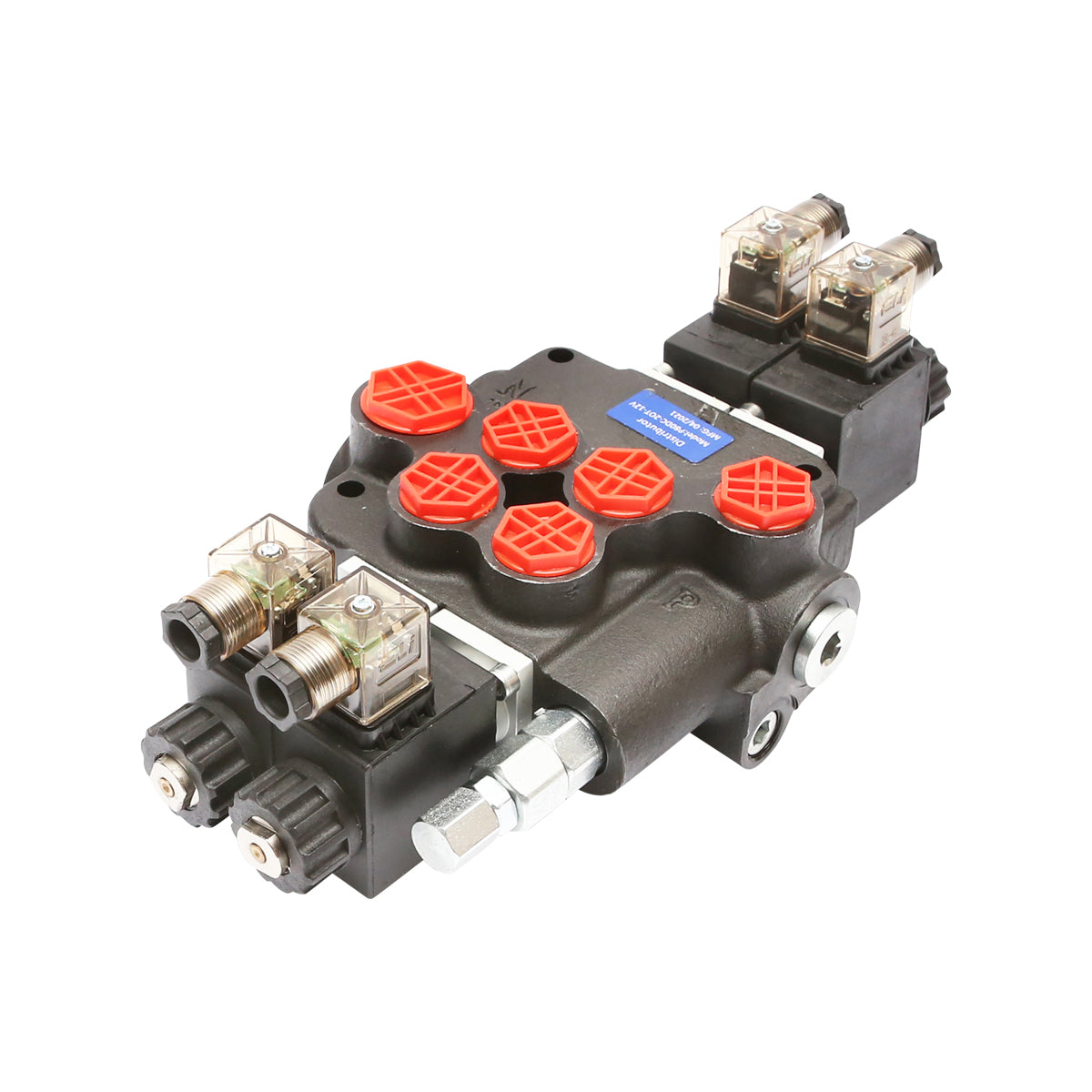 DISTRIBUTORE OLEODINAMICO ELETTRICO P80 a 2 vie, 12V - immagine 5