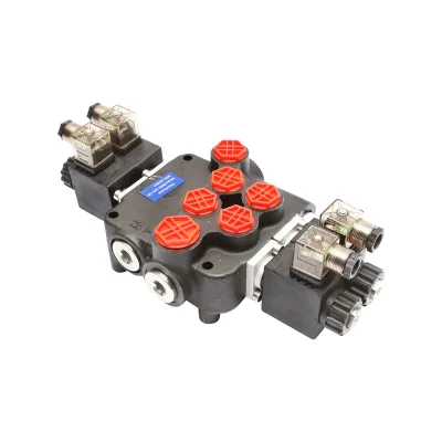 DISTRIBUTORE OLEODINAMICO ELETTRICO P80 a 2 vie, 12V - immagine 3