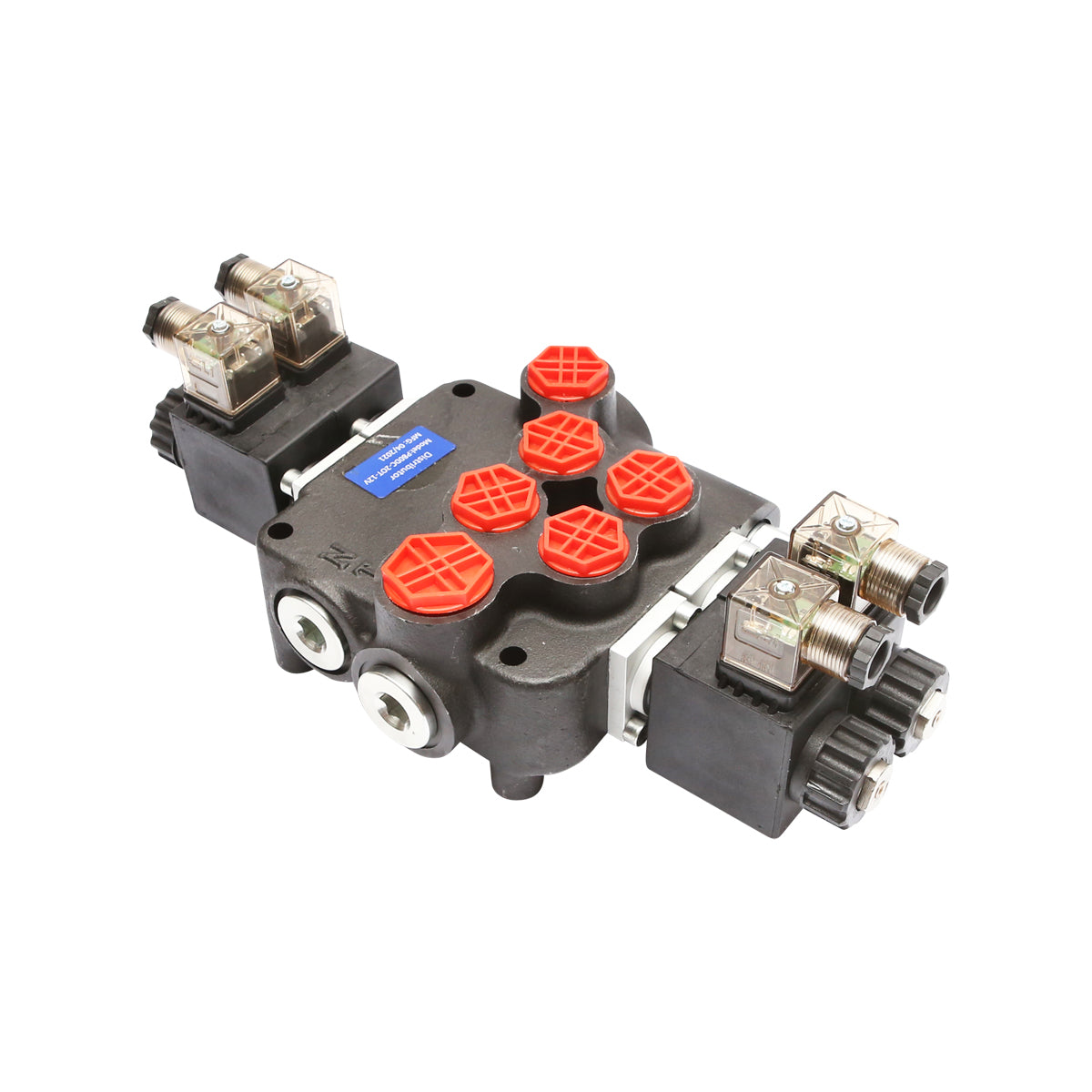 DISTRIBUTORE OLEODINAMICO ELETTRICO P80 a 2 vie, 12V - immagine 3