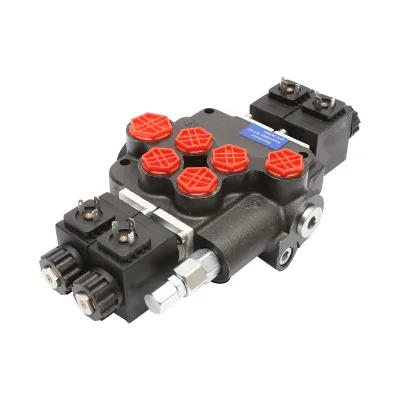 DISTRIBUTORE OLEODINAMICO ELETTRICO P80 a 2 vie, 24V - immagine 4