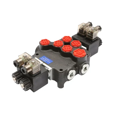 DISTRIBUTORE OLEODINAMICO ELETTRICO P80 a 2 vie, 24V - immagine 5