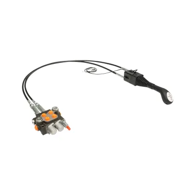 DISTRIBUTORE OLEODINAMICO P40 315 bar 2 vie con joystick e cavo 1.5M 40L/min - immagine 7
