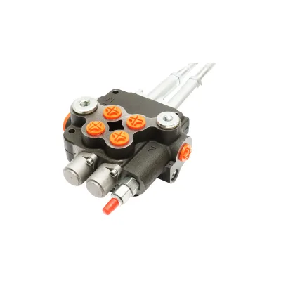 DISTRIBUTORE OLEODINAMICO P80 315 bar 2 vie con joystick e cavo 1.5M 80L/min - immagine 3