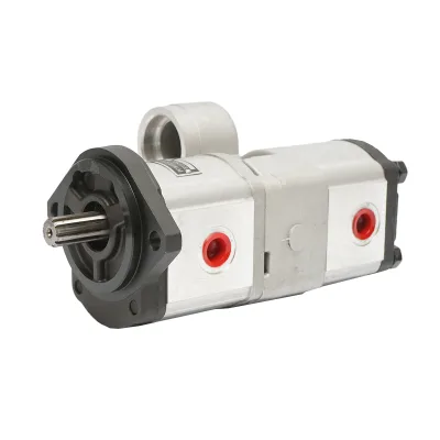 Doppia pompa idraulica, portata 18+14cm3, senso di rotazione a destra per Massey Ferguson OEM 3800195M91