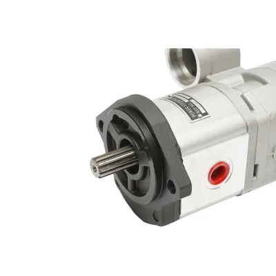 Doppia pompa idraulica, portata 18+14cm3, senso di rotazione a destra per Massey Ferguson OEM 3800195M91 - immagine 12