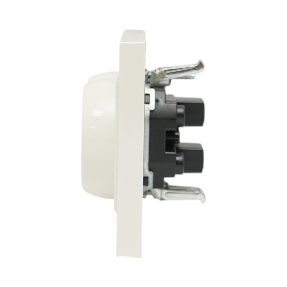 Doppia presa schuko bianca da incasso 220V, 16A, ABS 83x150mm - immagine 10