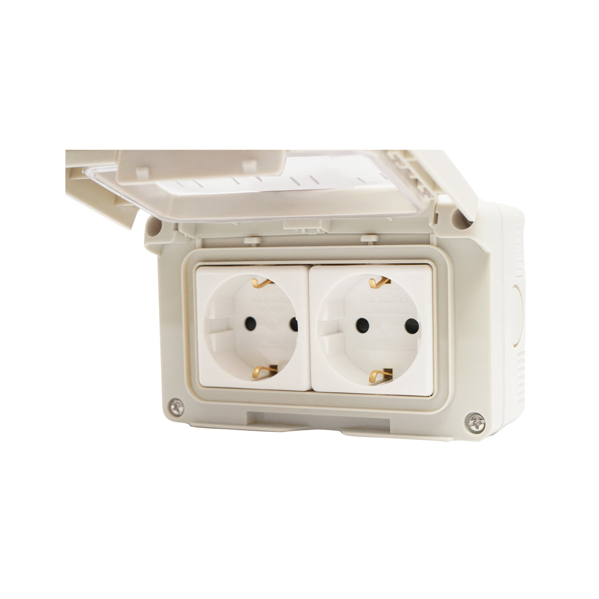 Doppia presa schuko PT IP55, 16A, 250V - immagine 5