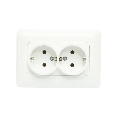 Doppia presa Schuko ST 220V - 250V, 16A