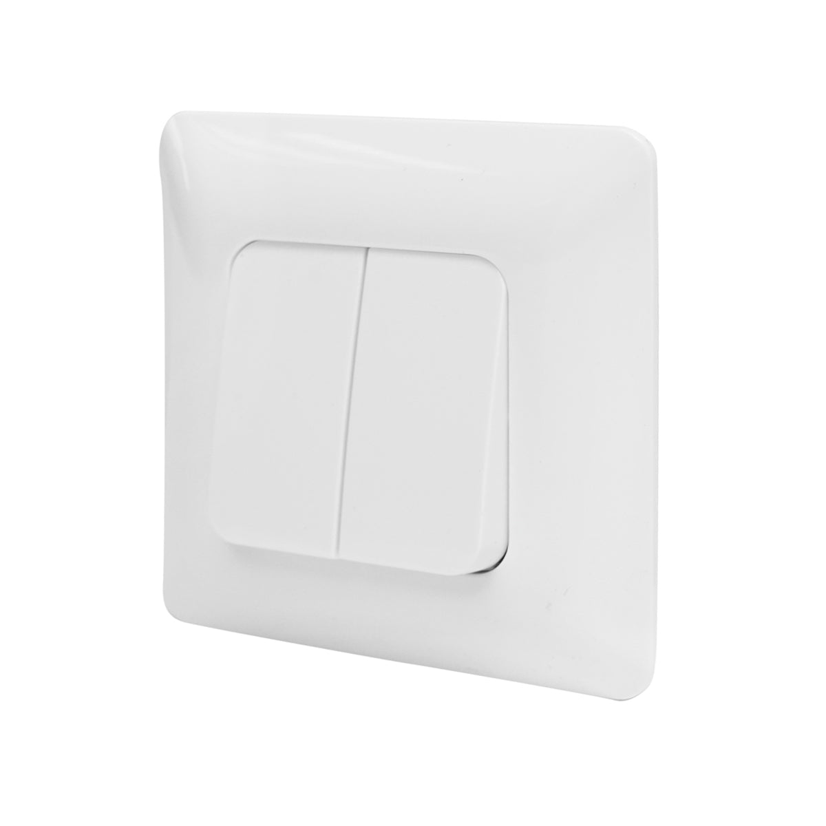Doppio interruttore bianco ST 220V - 250V, 10A da incasso - immagine 3