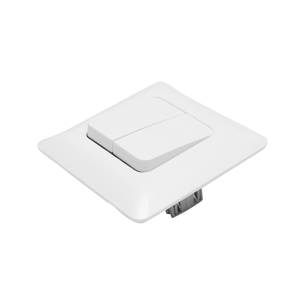 Doppio interruttore bianco ST 220V - 250V, 10A da incasso - immagine 8
