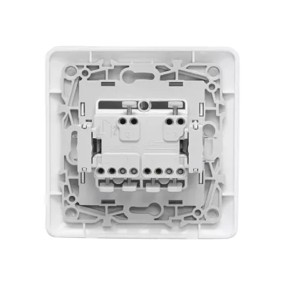 Doppio interruttore bianco ST 220V - 250V, 10A da incasso - immagine 6