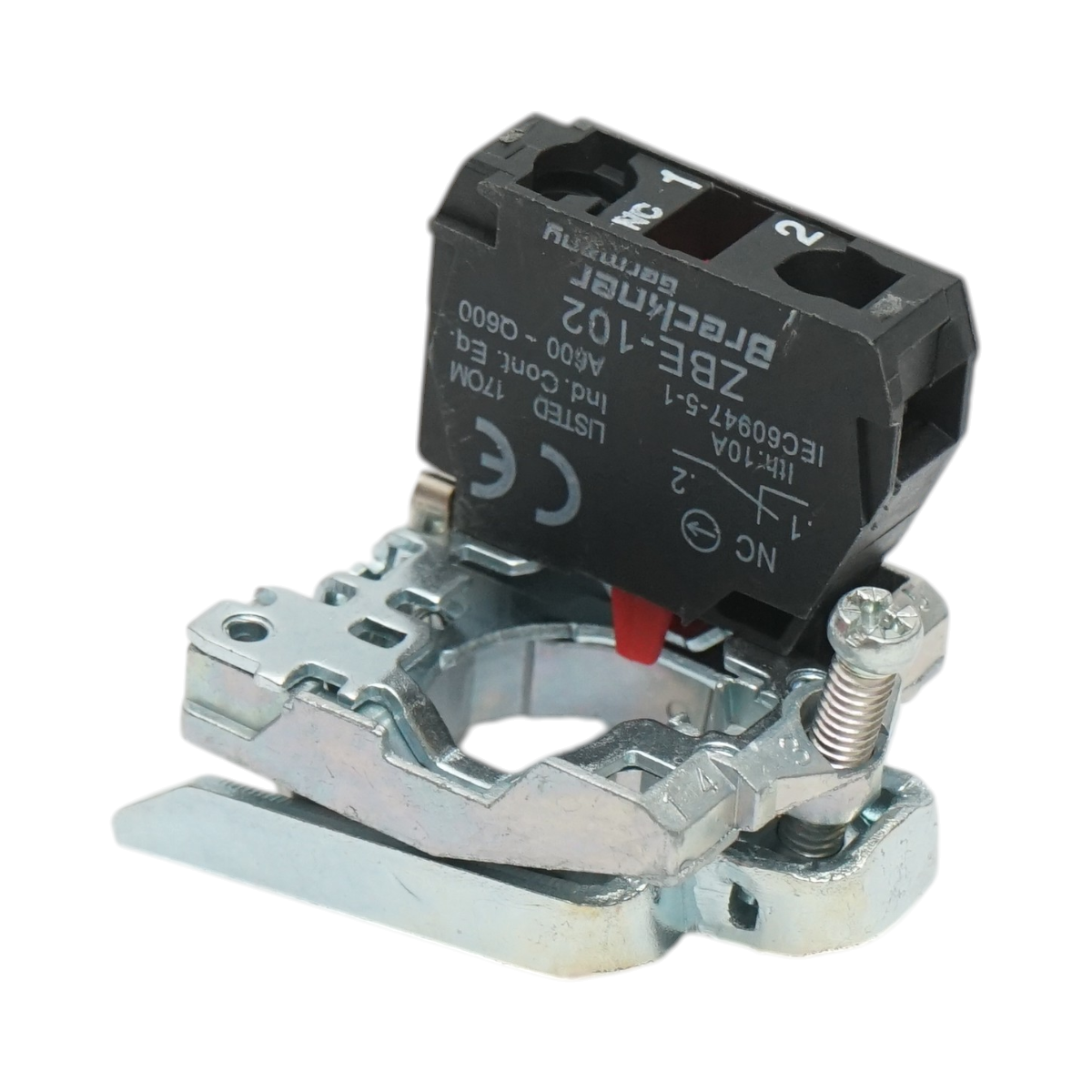 Elemento di blocco contatti ausiliari in metallo 1NC 240V/10A TB4 Breckner Germany - immagine 5