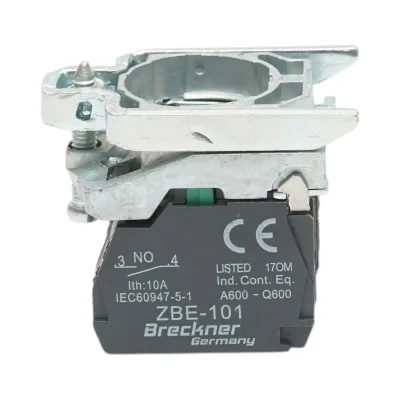 Elemento di blocco contatti ausiliari in metallo 2NO 240V/10A TB4 Breckner Germany