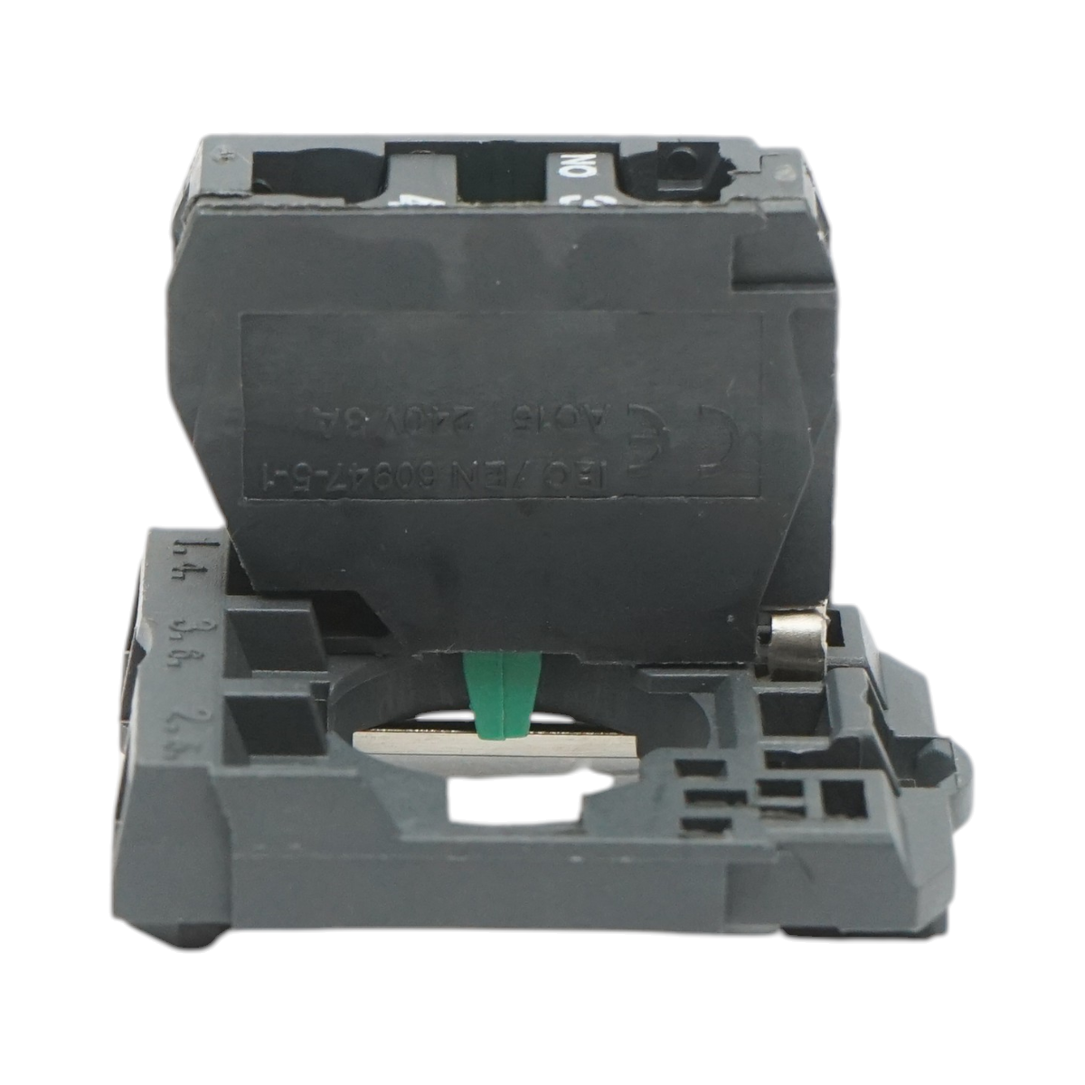 Elemento di blocco contatti ausiliari in plastica 1NO 240V/10A TB5 Breckner Germany - immagine 3
