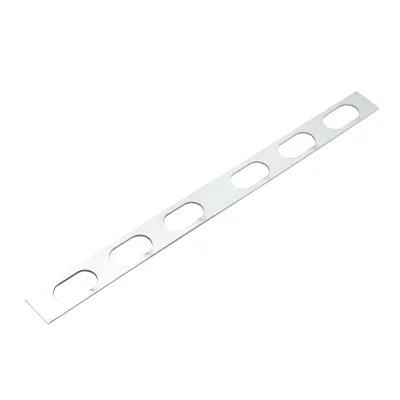 Elemento di collegamento 15x200mm connettore per grondaia in acciaio zincato - immagine 3