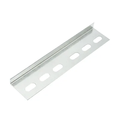 Elemento di collegamento per grondaia in metallo 40x15x200mm, acciaio zincato