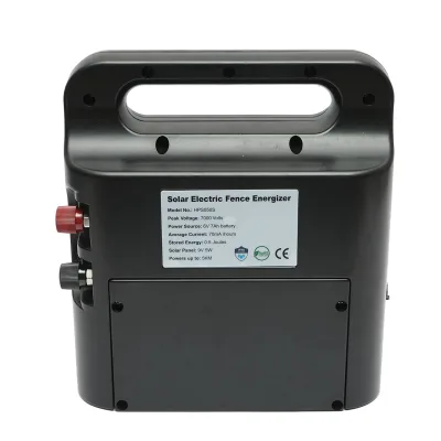 Elettrificatore 1 Joule 5km, 220V con pannello solare 5W 9V e batteria 6V 7Ah Breckner Germany - immagine 3