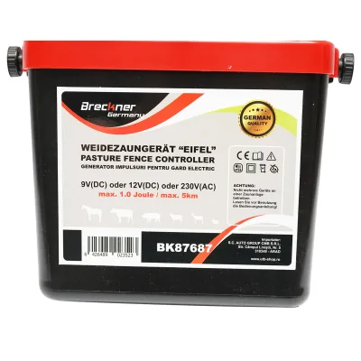Elettrificatore 9-12V o 220V, 1 Joule, 5 km per recinzione elettrica Breckner Germany - immagine 7