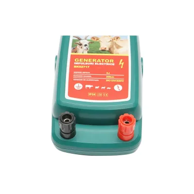 Elettrificatore a doppia alimentazione per recinto elettrico 12V - 220V 2 Joule, 20Km IP54 recinzione elettrica Breckner Germany - immagine 12