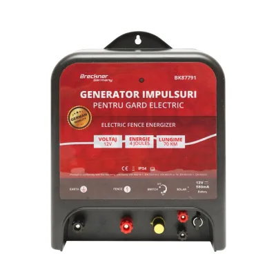 Elettrificatore a doppia alimentazione per recinto elettrico 12V - 220V 4 Joule 70km recinzione elettrica BRECKNER GERMANY - immagine 8
