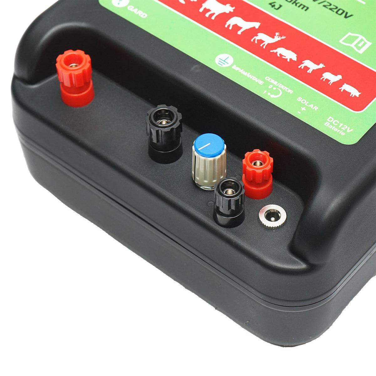 ELETTRIFICATORE A DOPPIA ALIMENTAZIONE PER RECINTO ELETTRICO DC 12/220V, 4 Joule 40km per recinzioni elettriche BRITMANN - immagine 8