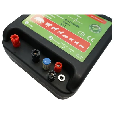 ELETTRIFICATORE A DOPPIA ALIMENTAZIONE PER RECINTO ELETTRICO DC 12/220V, 4,5 Joule 40km per recinzione elettrificata BRITMANN - immagine 8