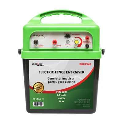 ELETTRIFICATORE A DOPPIA ALIMENTAZIONE PER RECINTO ELETTRICO DC 220V/AC 12V 6,2 Joule, 40 km Recinto elettrico Breckner Germany - immagine 5