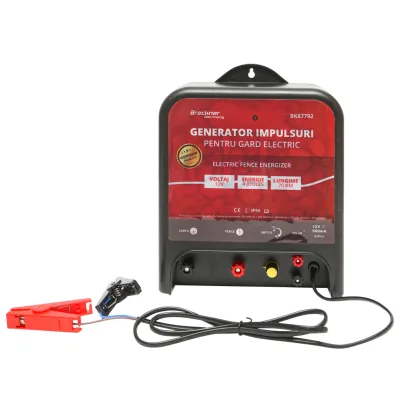 ELETTRIFICATORE PER RECINTO ELETTRICO  DC 12V, 4 Joule, 70 km per recinto elettrico Breckner Germany
