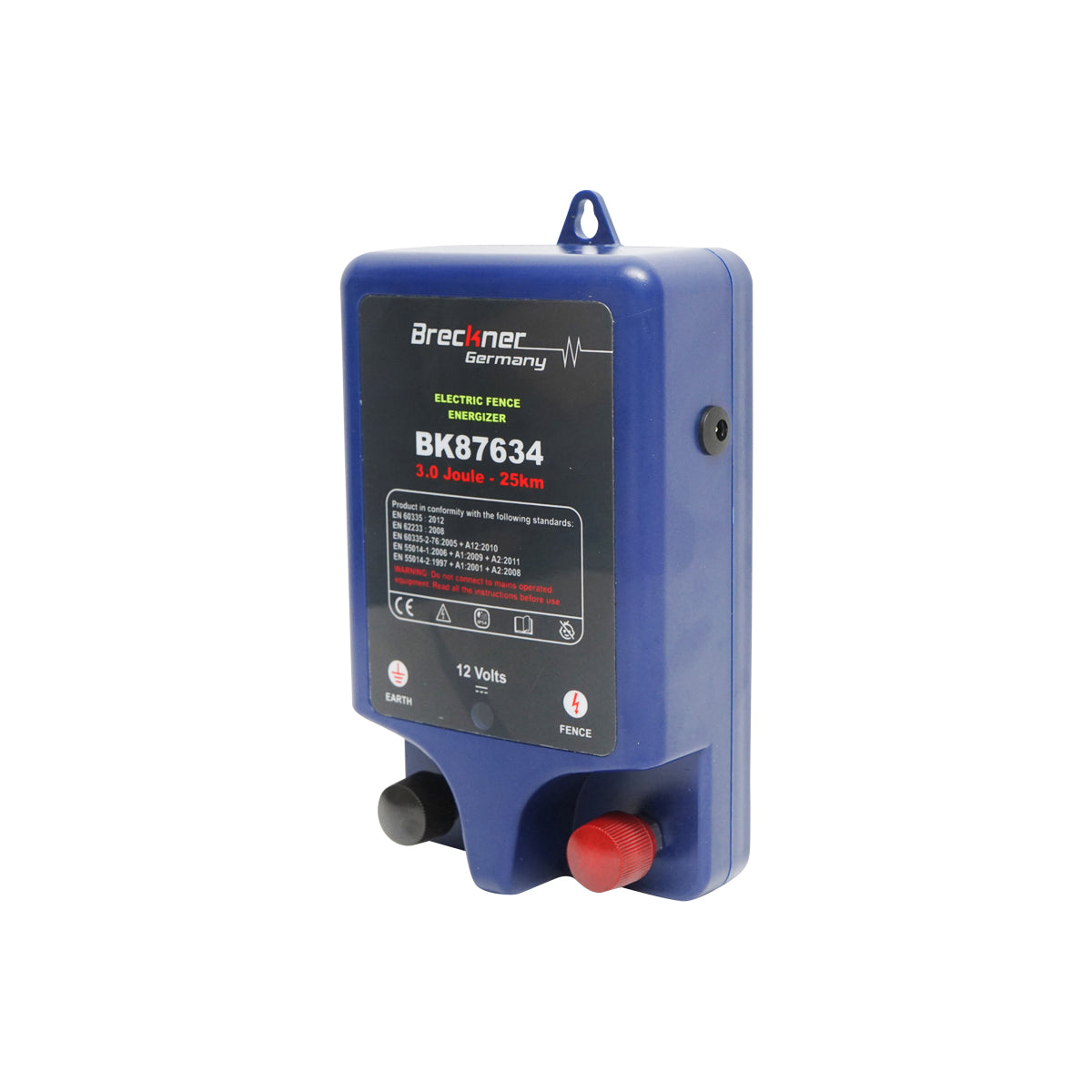 Elettrificatore per recinto elettrico 12V - 220V 3 Joule 25 km con messa a terra per recinzione elettrica BRECKNER GERMANY - immagine 8