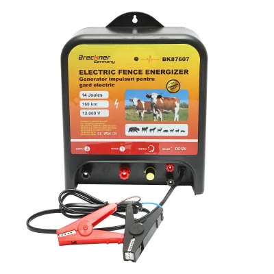 Elettrificatore per recinto elettrico da 12 V, 14 Joule, 160 km per recinzione elettrica Breckner Germany - immagine 2