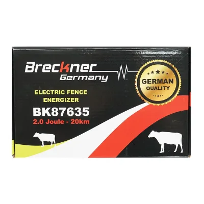 Elettrificatore per recinzioni elettriche, 12V 2 Joule 20 km con messa a terra per recinto elettrico Breckner Germany - immagine 7