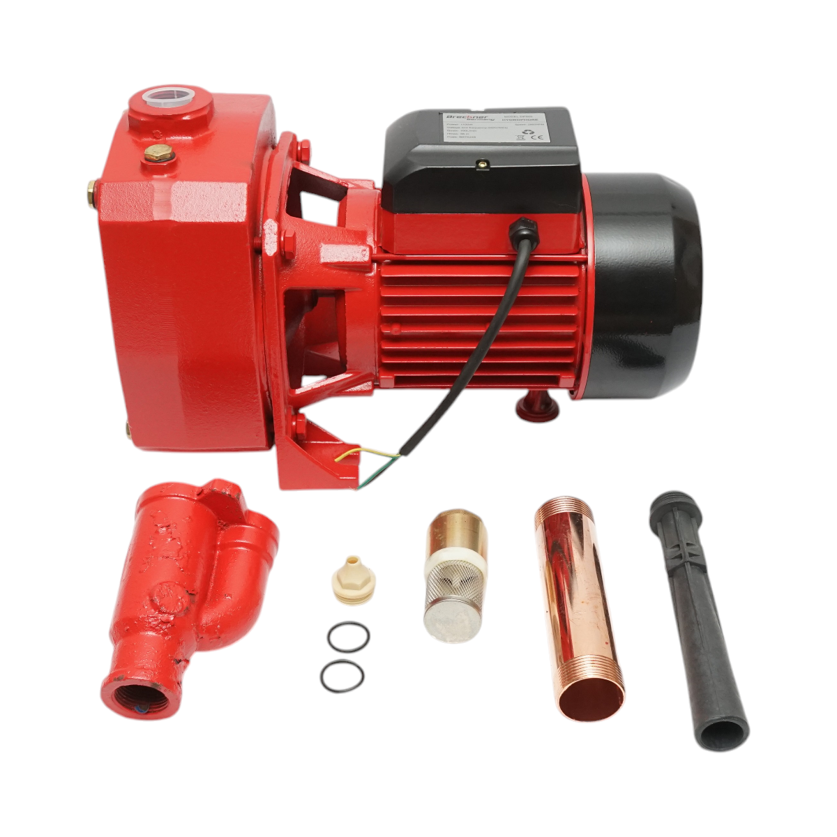 Elettropompa Autoadescante Pompa di superficie 1100W, 220V, prevalenza 38 metri, portata 100 litri/minuto, modello DP505 Breckner Germany - immagine 2