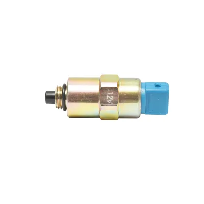 Elettrovalvola di arresto pompa di iniezione con filettatura M14x1.5, 2 connettori per Massey Ferguson e Perkins 4224321M91 - immagine 2