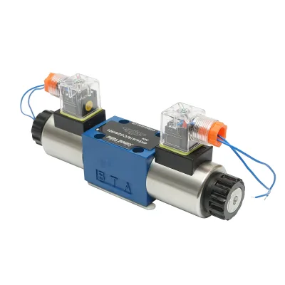 Elettrovalvola direzionale 24VDC 25W per impianti idraulici 6 vie controllo flusso HDQX126J 4WE6J61B CG12N9Z4 - immagine 5