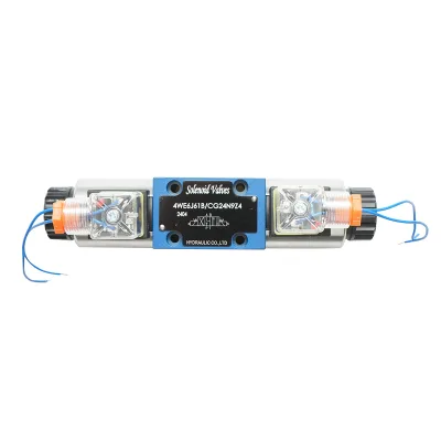 Elettrovalvola direzionale 24VDC 25W per impianti idraulici 6 vie controllo flusso HDQX126J 4WE6J61B CG12N9Z4 - immagine 4