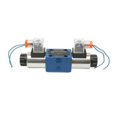 Elettrovalvola direzionale AC220V controllo del flusso impianti idraulici 6 vie HDQX2206J 4WE6J61B CW220-50N9Z4