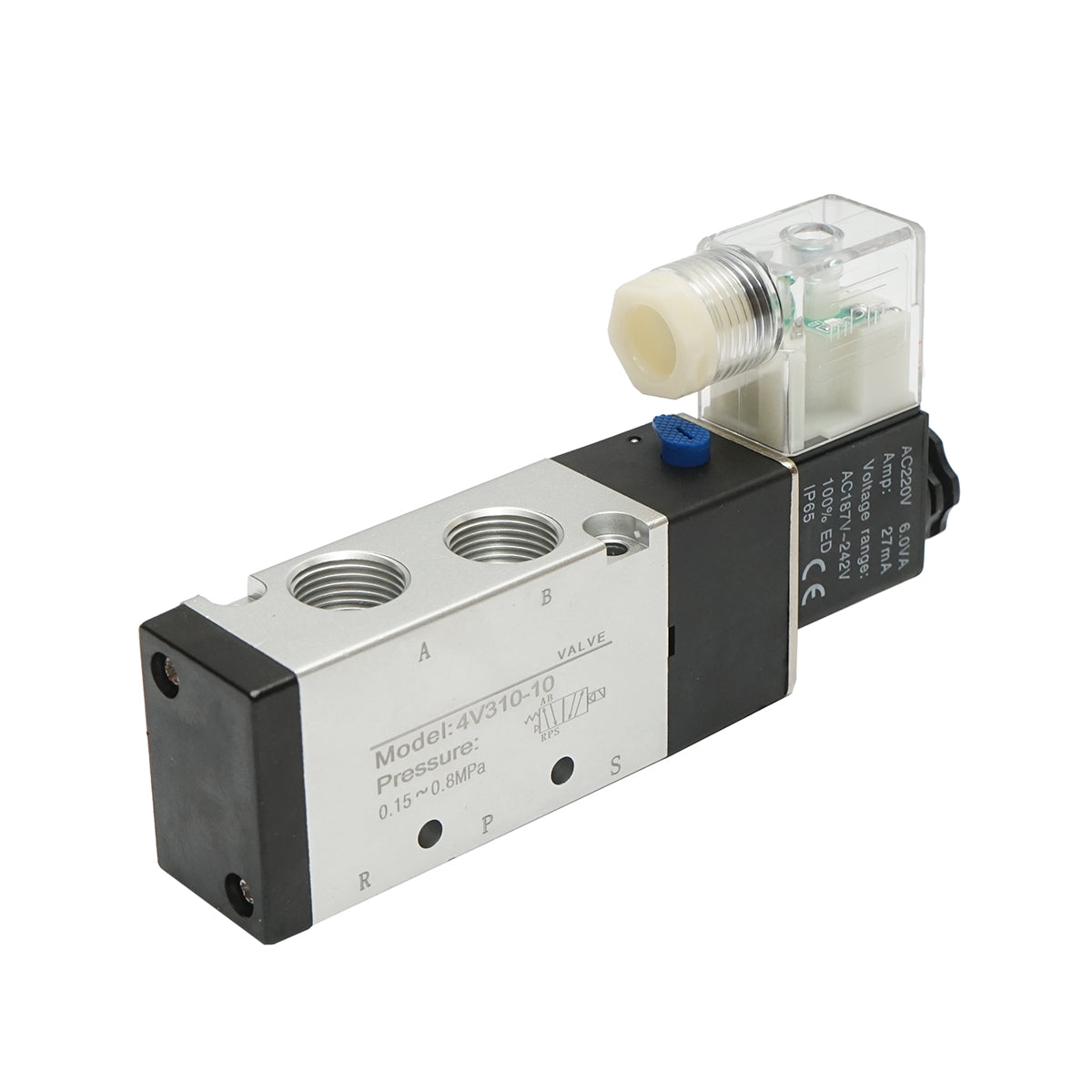 Elettrovalvola pneumatica 5 vie, 2 posizioni G 3/8, AC 220V IP65 Trattore forestale - immagine 2