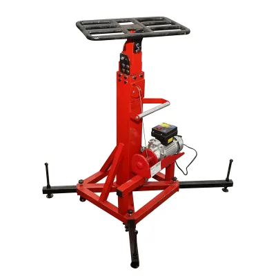 Elevatore elettrico per materiali edili, altezza massima 4,85 m, portata 200 kg con telecomando. - immagine 12