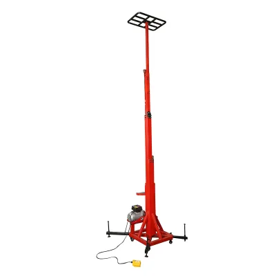Elevatore elettrico per materiali edili, altezza massima 4,85 m, portata 200 kg con telecomando. - immagine 2